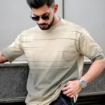 Men’s Striped Round Neck T-Shirt