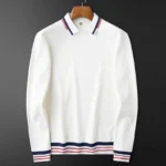 Modern Fit Polo with Retro Red & Navy Accents
