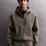 The Zyra Wear Men’s Cotton Fleece Zip-Up Hoodie