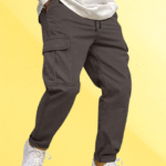 The Zyra Wear Men’s Mid Rise Linen Blend Pants