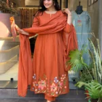 The Zyra Wear Women’s Pure Cotton Kurta Palazzo Set with Dupatta